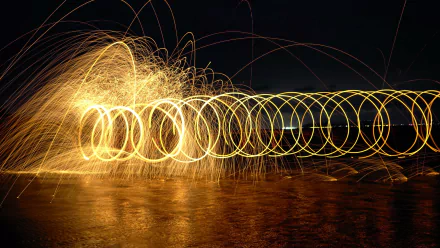 night photography fireworks HD Desktop Wallpaper | Background Image