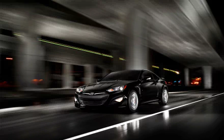 black car car Hyundai Hyundai Genesis vehicle Hyundai Genesis Coupe HD Desktop Wallpaper | Background Image
