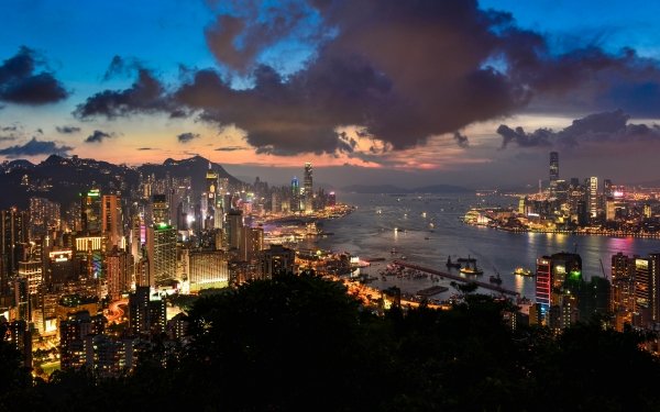 Man Made Hong Kong Cities China City HD Wallpaper | Background Image