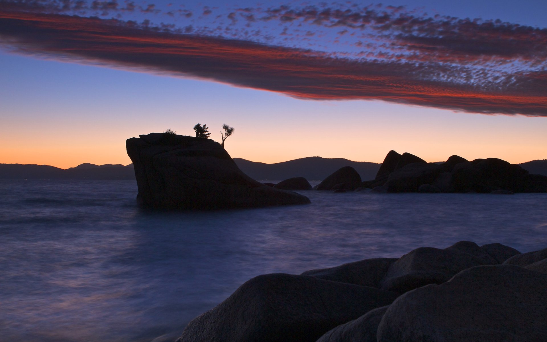 Download Seascape Nature Sunset HD Wallpaper by Erno James Gyetvai ...