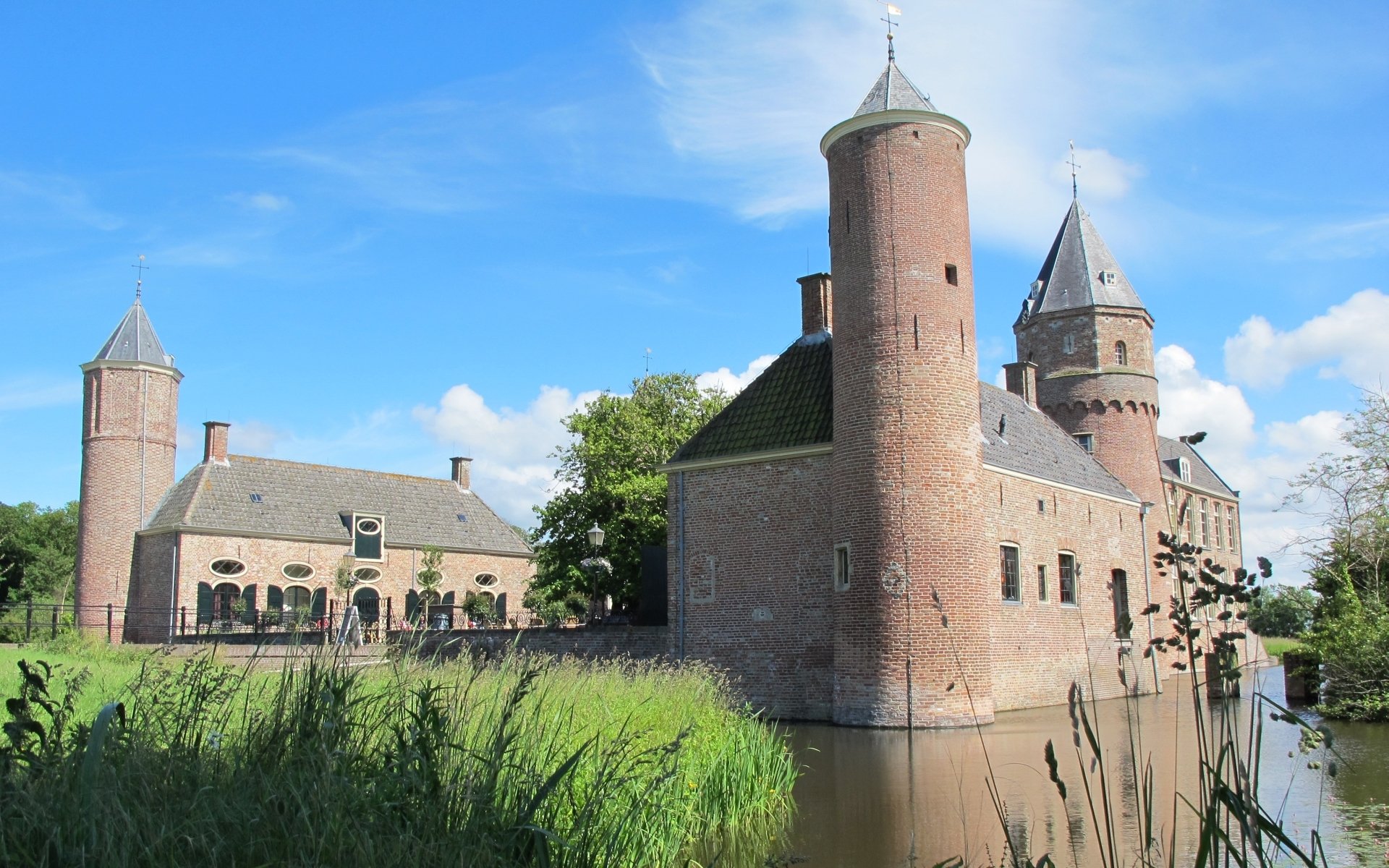 Download Man Made Westhove Castle HD Wallpaper