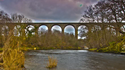 man made Pontcysyllte Aqueduct HD Desktop Wallpaper | Background Image