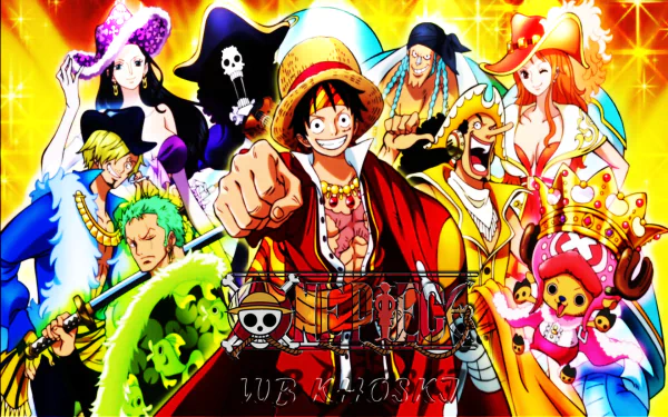 One Piece Crew at Dinner - HD Wallpaper