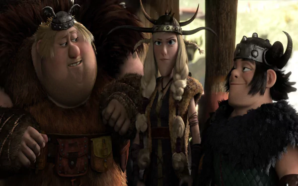 Ruffnut (How to Train Your Dragon) Fishlegs (How to Train Your Dragon) Snotlout (How to Train Your Dragon) movie How to Train Your Dragon 2 HD Desktop Wallpaper | Background Image