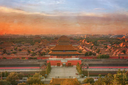 China Beijing man made forbidden city HD Desktop Wallpaper | Background Image