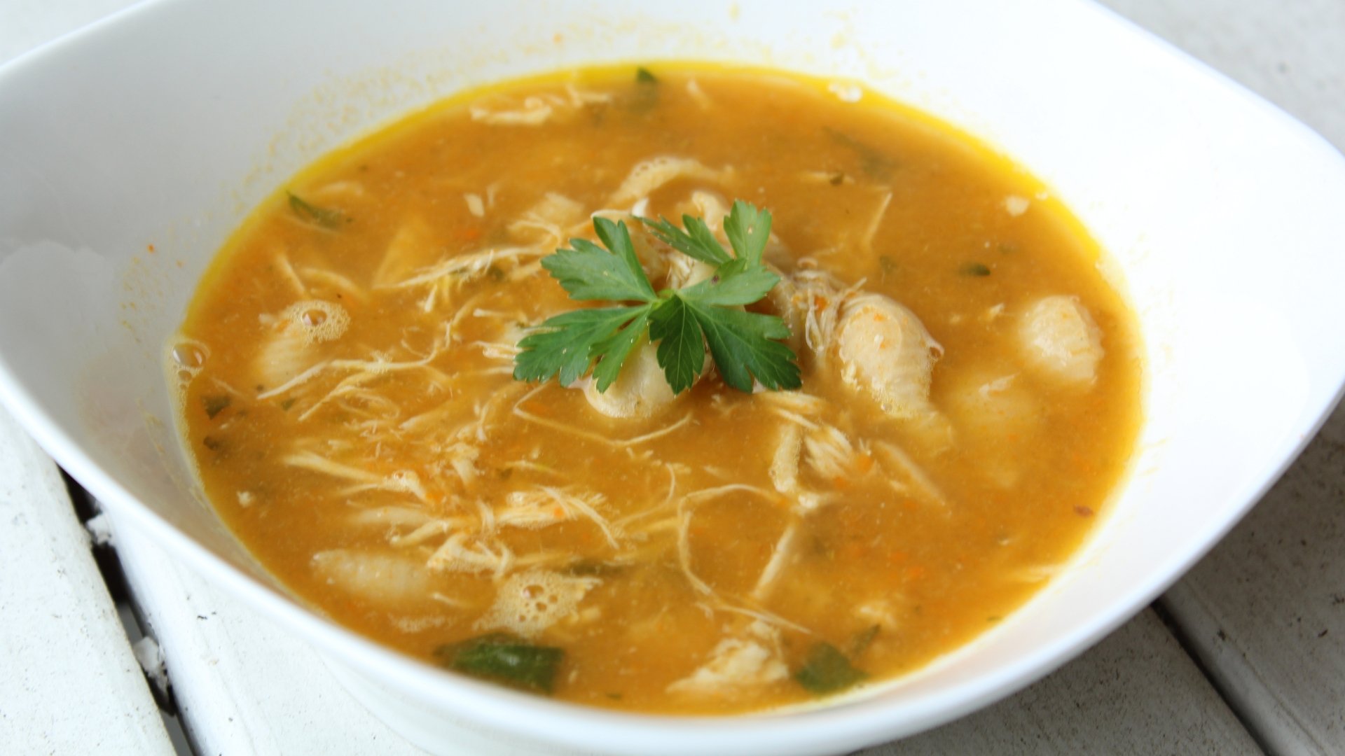 Download Food Chicken Soup 4k Ultra HD Wallpaper