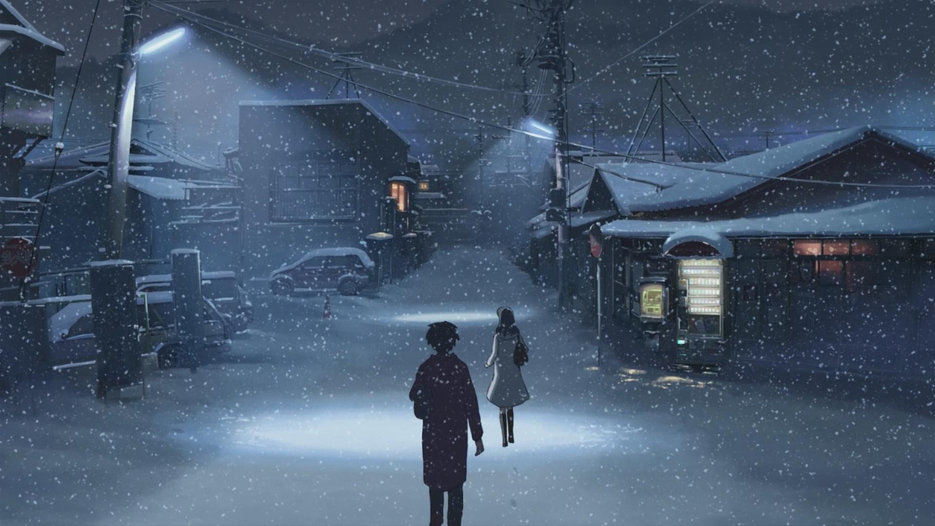 Anime Winter HD Wallpaper | Background Image | 1920x1080