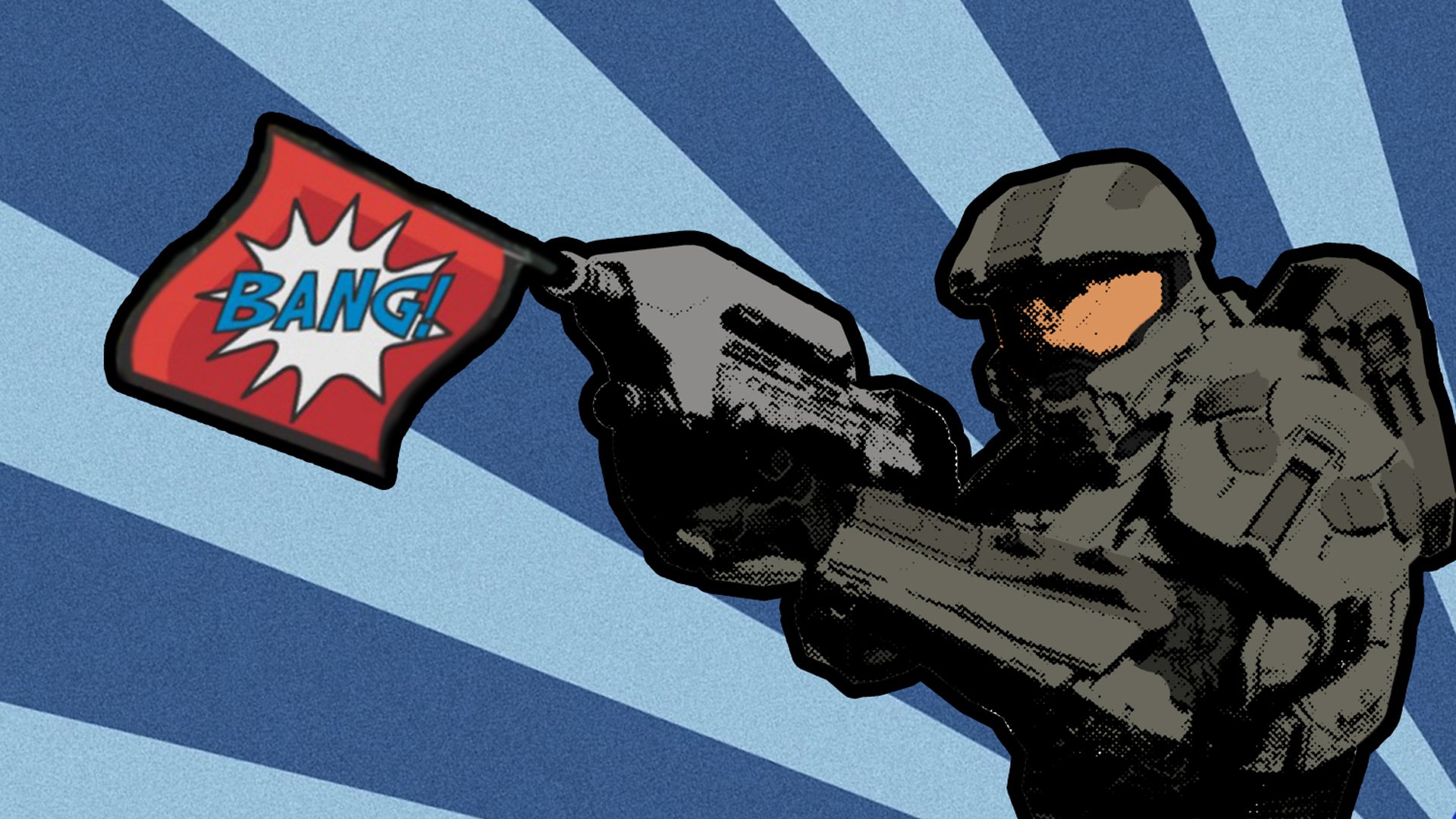 Halo Comic Flag by davequirky