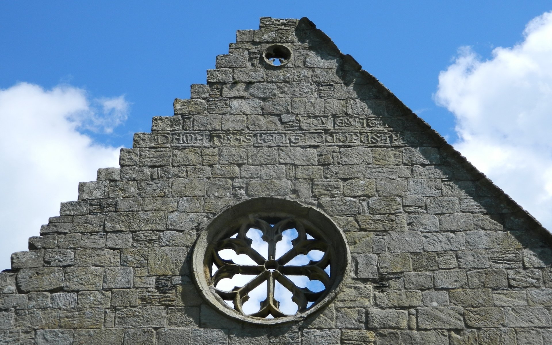 Download Religious Valle Crucis Abbey HD Wallpaper