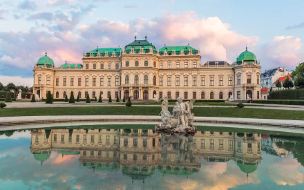 man made Belvedere Palace HD Desktop Wallpaper | Background Image