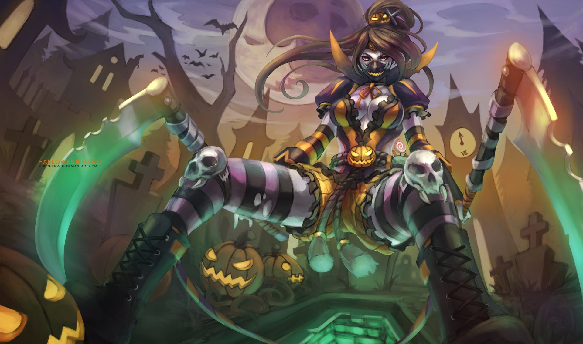 Akali as Jett for Halloween! : r/akalimains