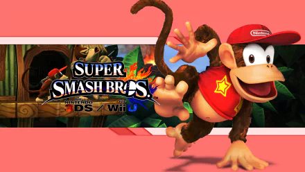 Diddy Kong video game Super Smash Bros. for Nintendo 3DS and Wii U HD Desktop Wallpaper | Background Image