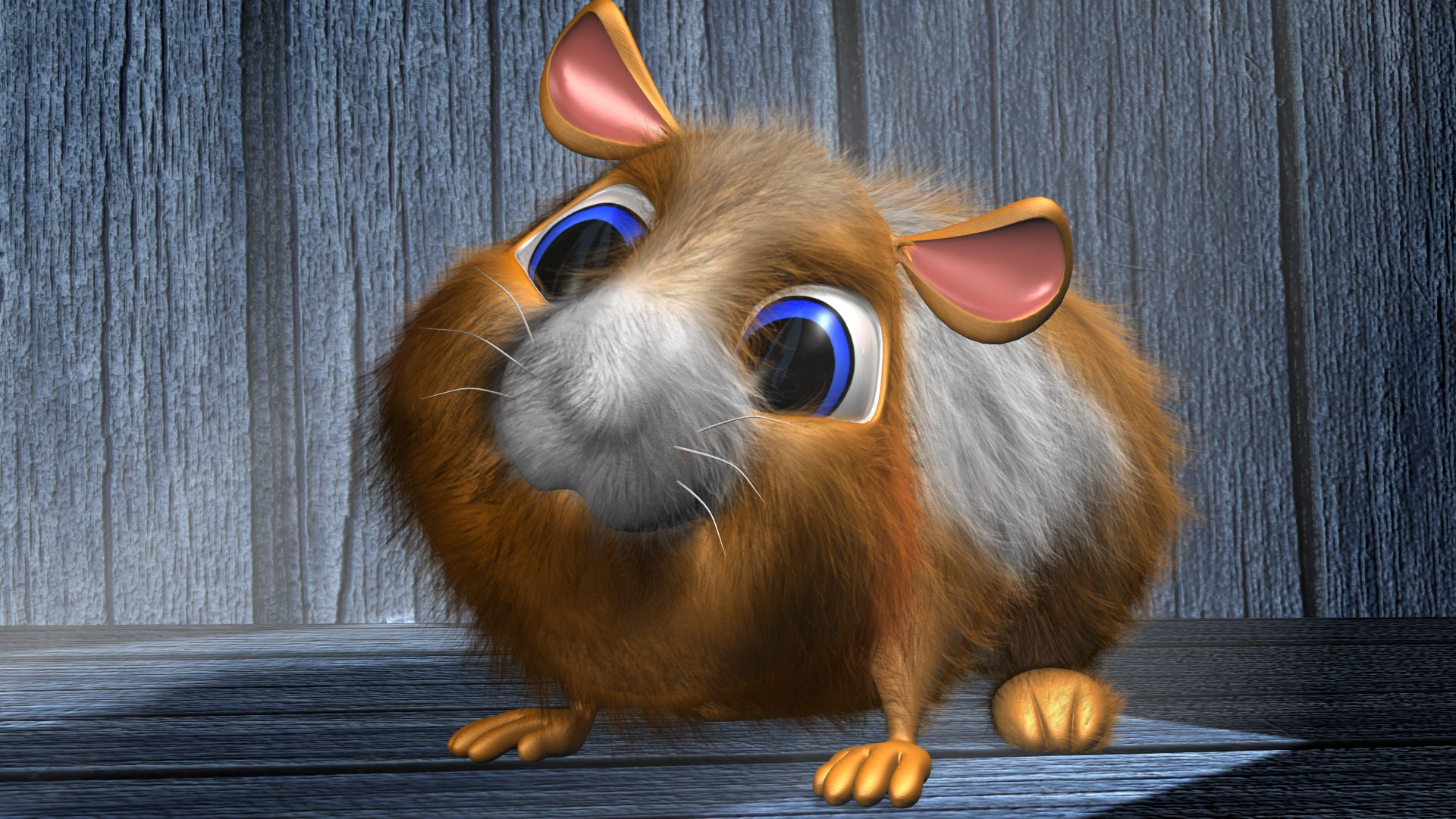 Cartoon Hamster 3D by supercigale