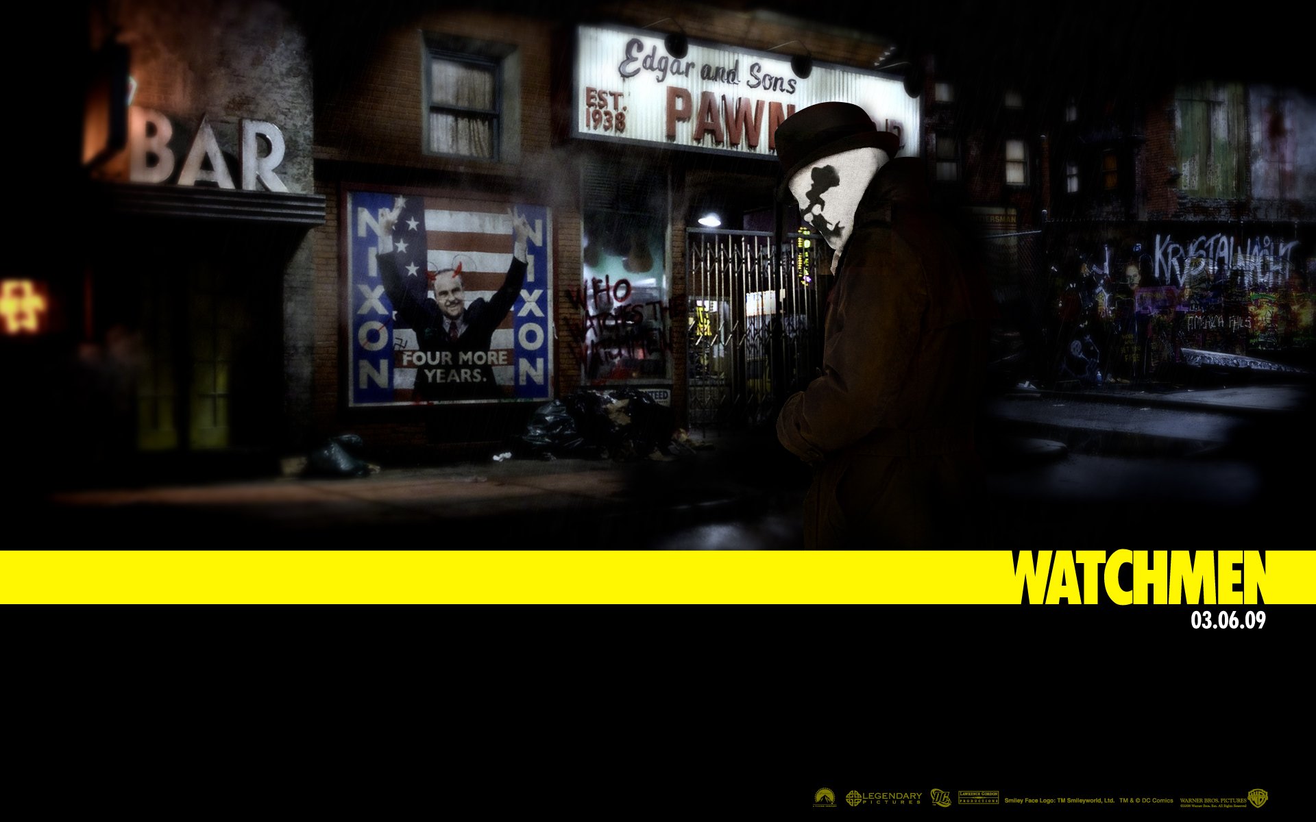 Download Rorschach Movie Watchmen HD Wallpaper