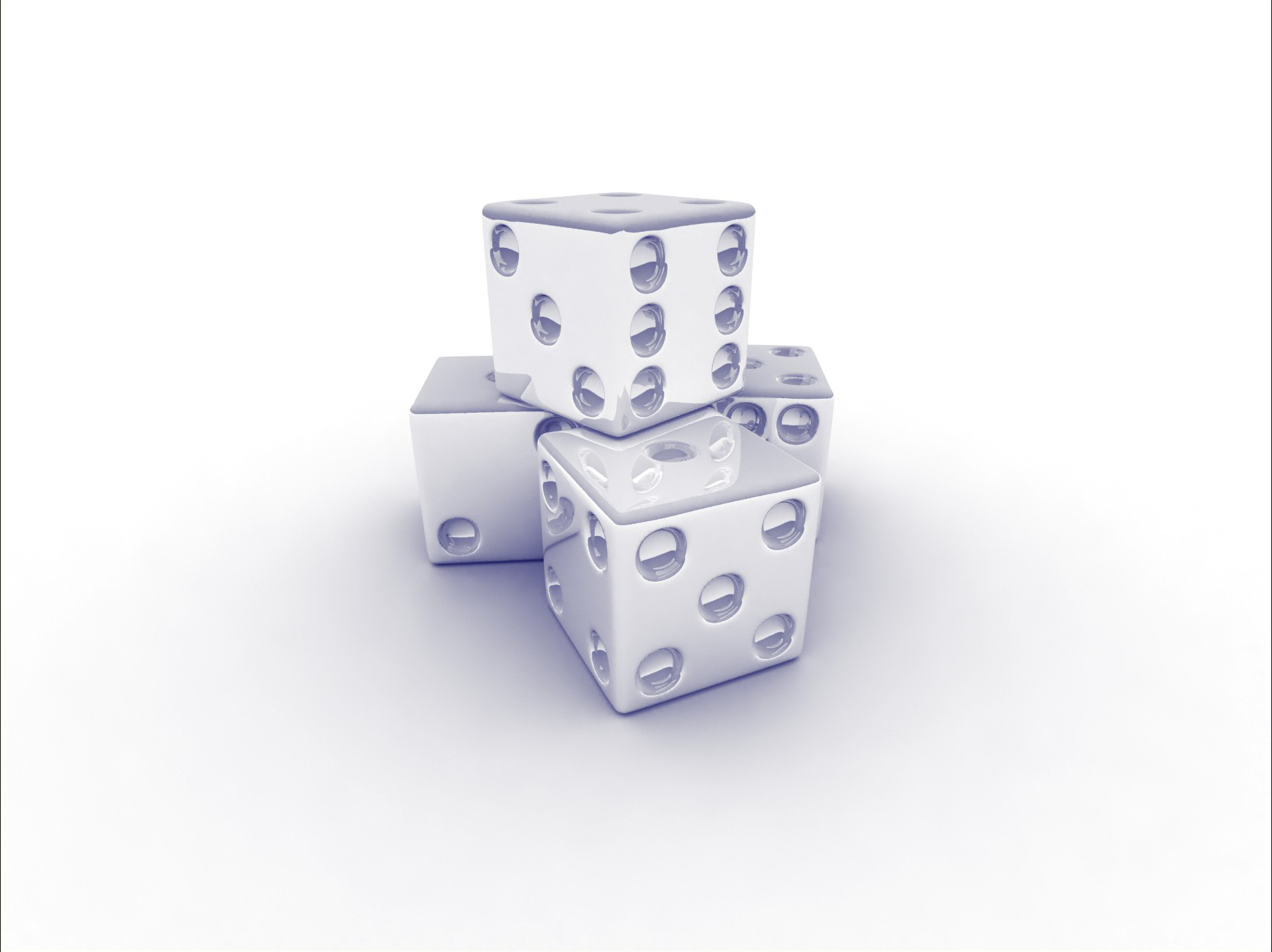 Stylish HD Wallpaper of Man-Made Dice