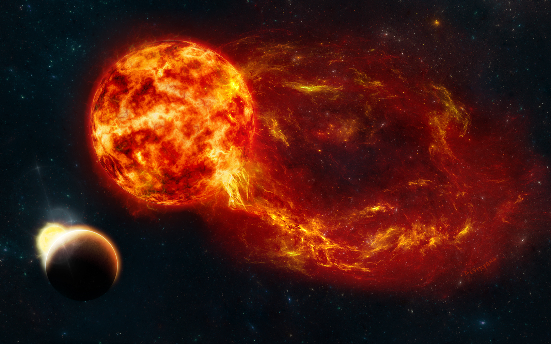 Sci Fi Sun HD Wallpaper | Background Image
