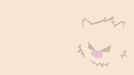 minimalist Mankey (Pokémon) video game Pokemon Minimalist Gaming HD Desktop Wallpaper | Background Image