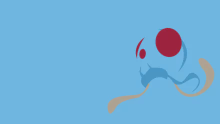 minimalist Tentacool (Pokémon) video game Pokemon Minimalist Gaming HD Desktop Wallpaper | Background Image