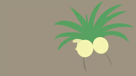 minimalist Exeggutor (Pokémon) video game Pokemon Minimalist Gaming HD Desktop Wallpaper | Background Image