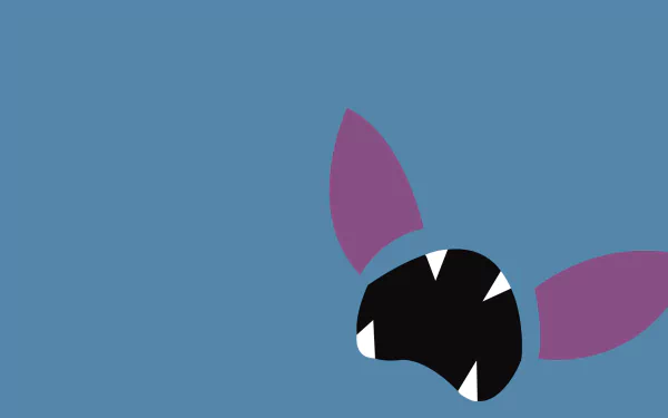 minimalist Zubat (Pokémon) video game Pokemon Minimalist Gaming HD Desktop Wallpaper | Background Image