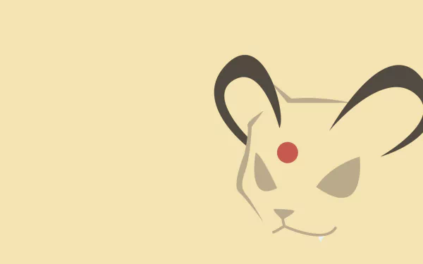 minimalist Persian (Pokémon) video game Pokemon Minimalist Gaming HD Desktop Wallpaper | Background Image