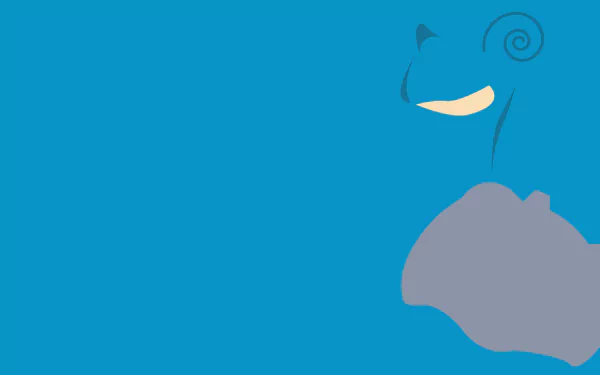 minimalist Lapras (Pokémon) video game Pokemon Minimalist Gaming HD Desktop Wallpaper | Background Image
