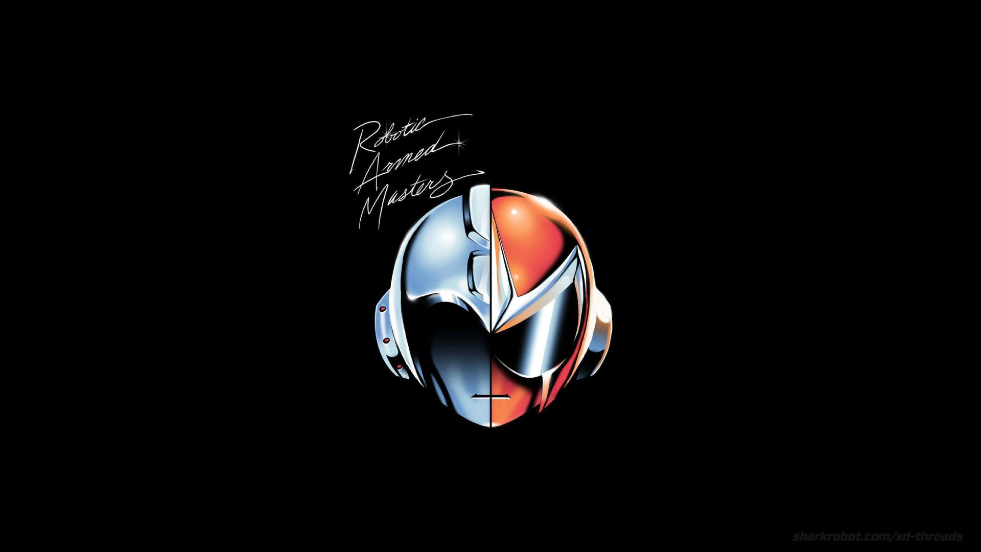 Download Daft Punk Proto Man Mega Man Video Game Crossover HD Wallpaper