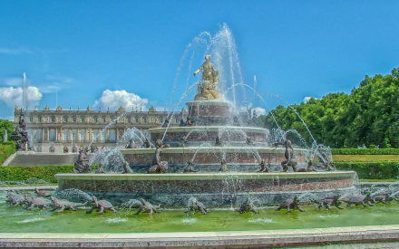 man made Herrenchiemsee Palace HD Desktop Wallpaper | Background Image