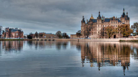 man made Schwerin Palace HD Desktop Wallpaper | Background Image