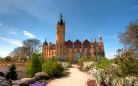 man made Schwerin Palace HD Desktop Wallpaper | Background Image