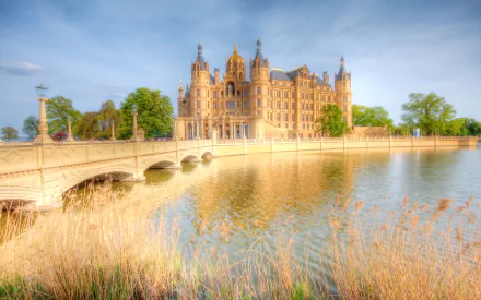 man made Schwerin Palace HD Desktop Wallpaper | Background Image