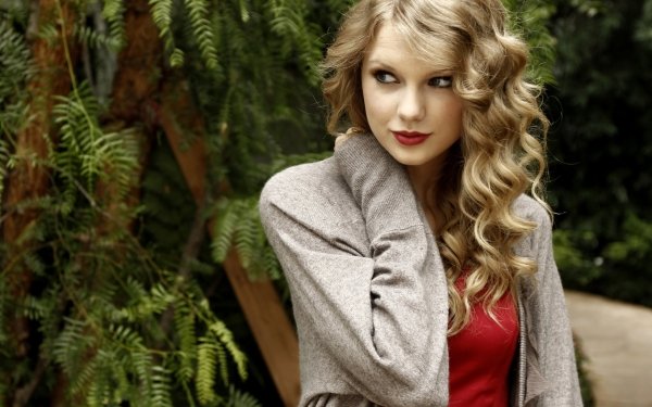 Musique Taylor Swift Chanteurs États Unis Curl American Singer Blonde Lipstick Fond d'écran HD | Image