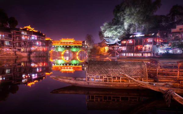 China man made town HD Desktop Wallpaper | Background Image