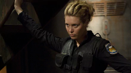  Alaina Huffman As Lieutenant Tamara Johansen
