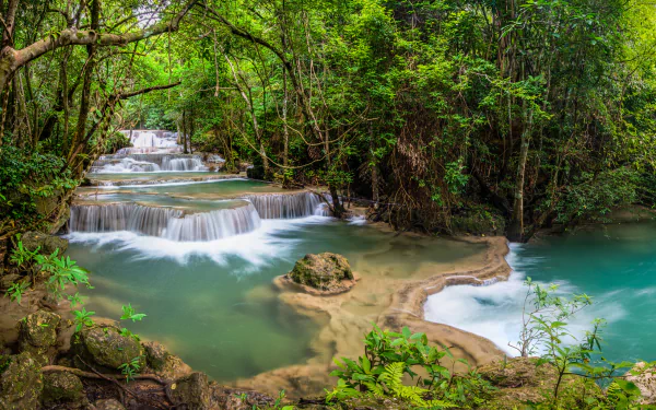 Thailand nature stream HD Desktop Wallpaper | Background Image