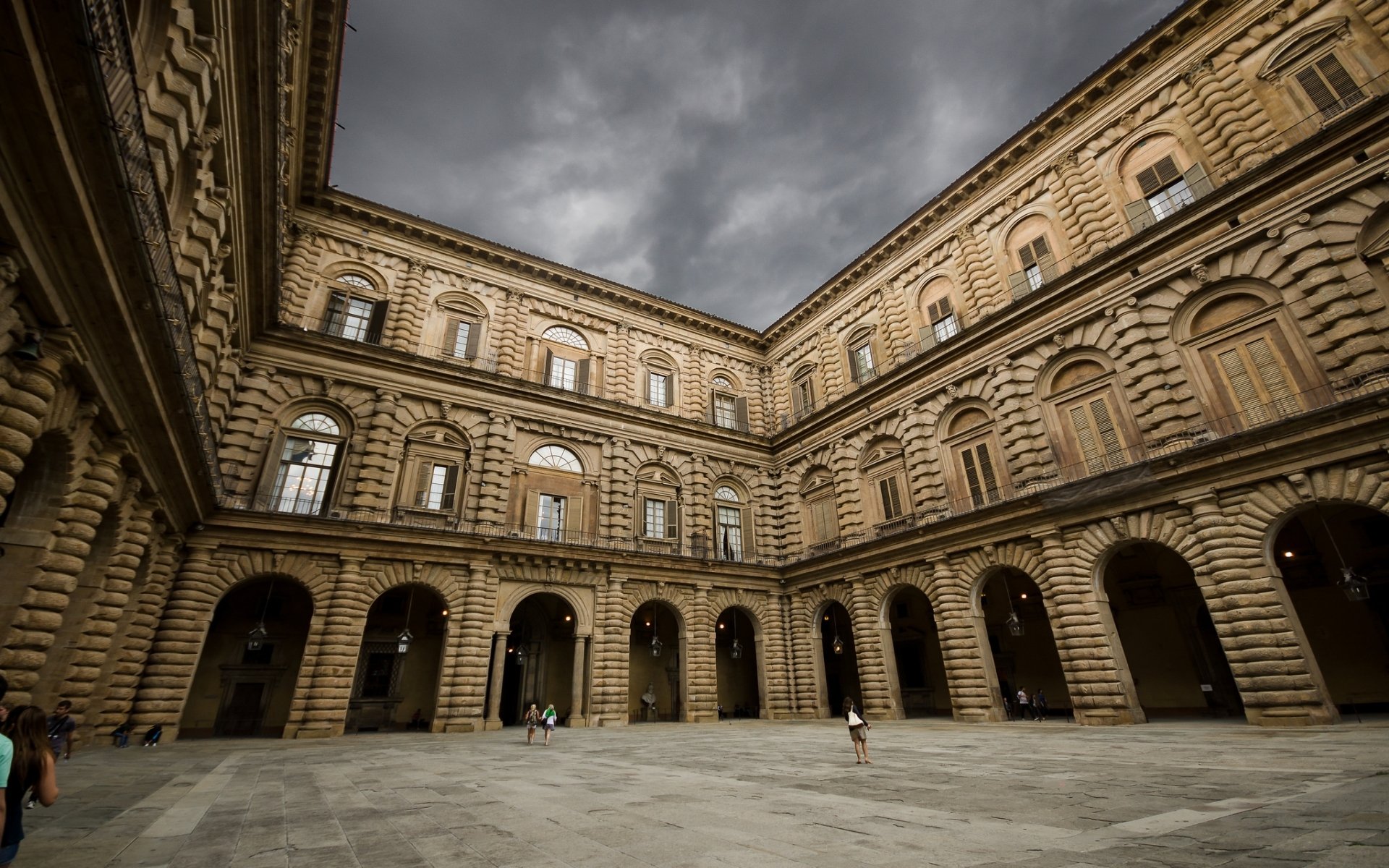 Download Man Made Palazzo Pitti HD Wallpaper