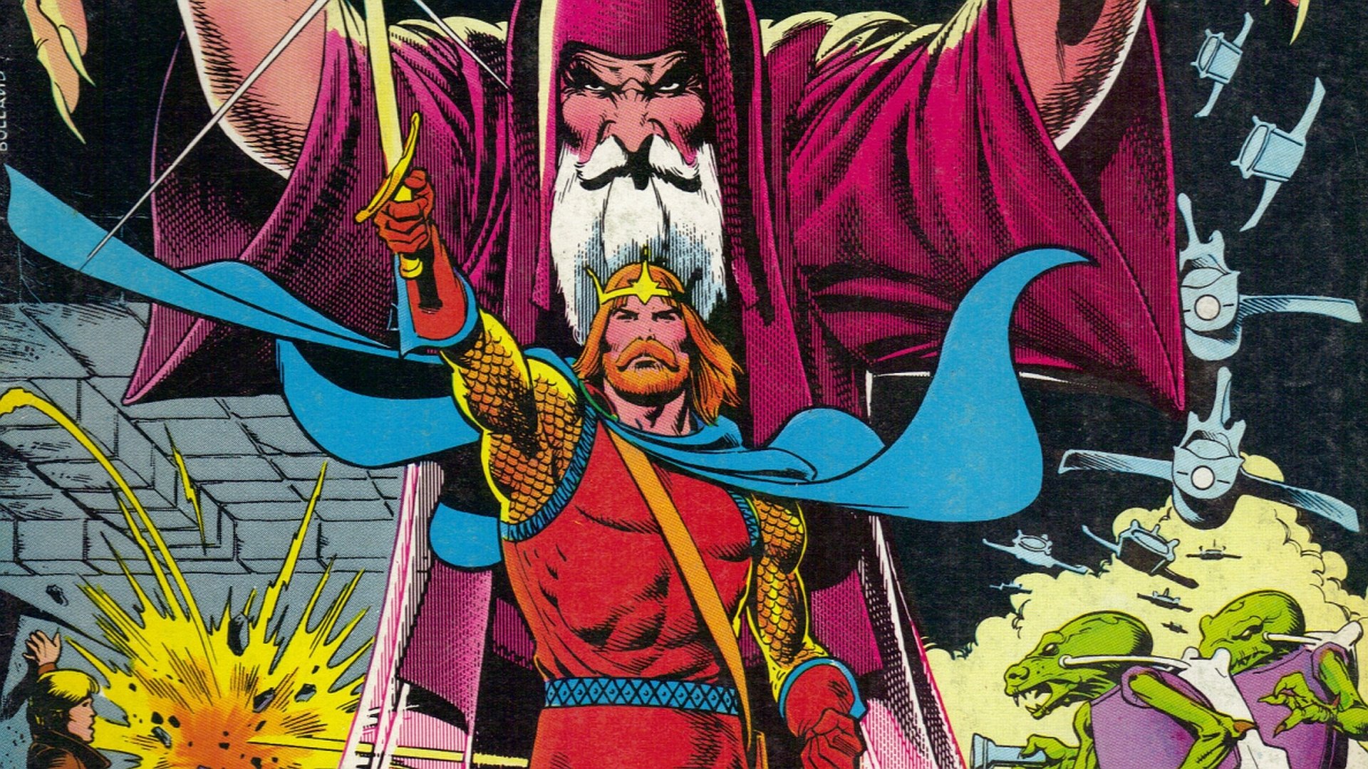 Download Comic Camelot 3000 HD Wallpaper