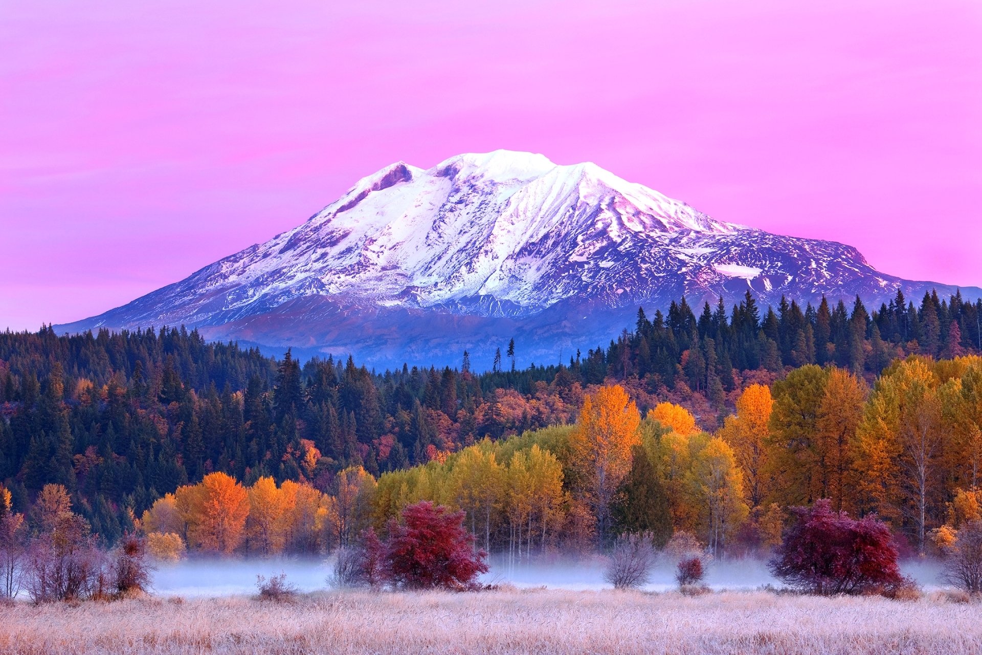 Mount Adams Full HD Wallpaper  and Background Image 