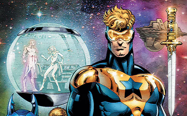 Comic Booster Gold HD Desktop Wallpaper | Background Image