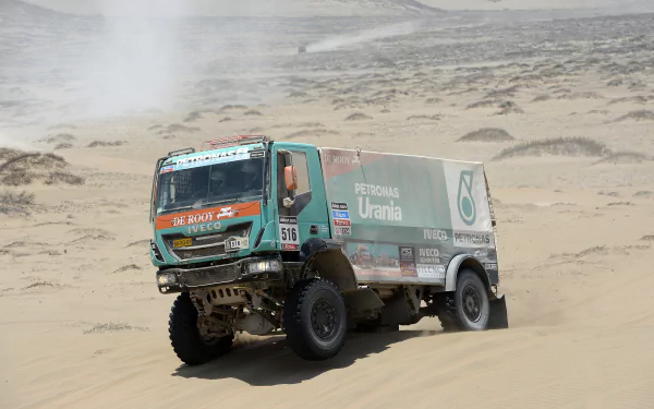 Iveco Dakar Rally Sports HD Desktop Wallpaper | Background Image