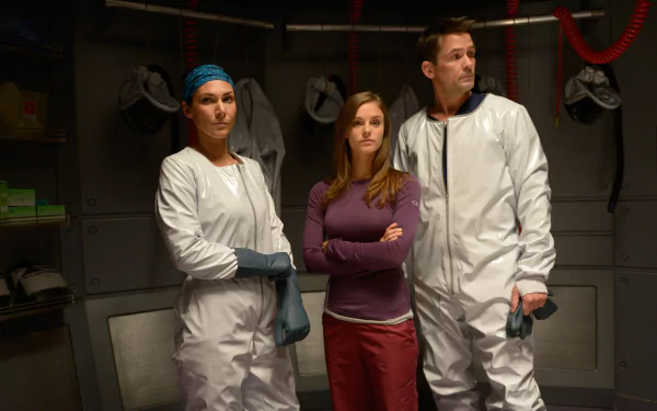 Jordan Hayes Dr. Julia Walker Dr. Sarah Jordan Dr. Alan Farragut TV Show Helix HD Desktop Wallpaper | Background Image