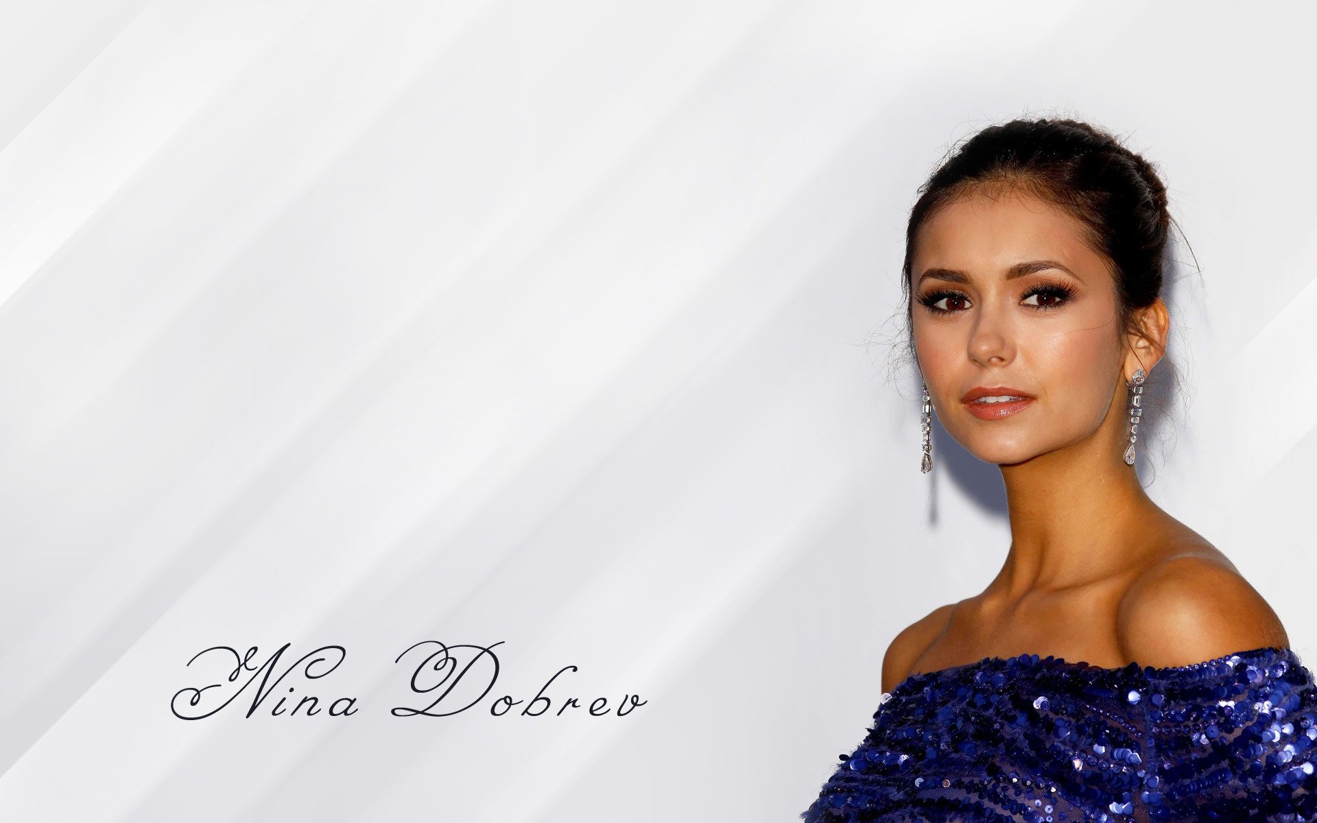 Download Celebrity Nina Dobrev HD Wallpaper