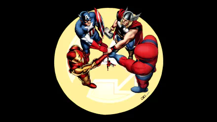 Giant-Man Wasp (Marvel Comics) Thor Iron Man Captain America Comic Avengers HD Desktop Wallpaper | Background Image