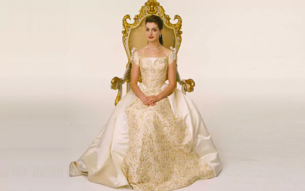 armchair dress Celebrity Anne Hathaway HD Desktop Wallpaper | Background Image