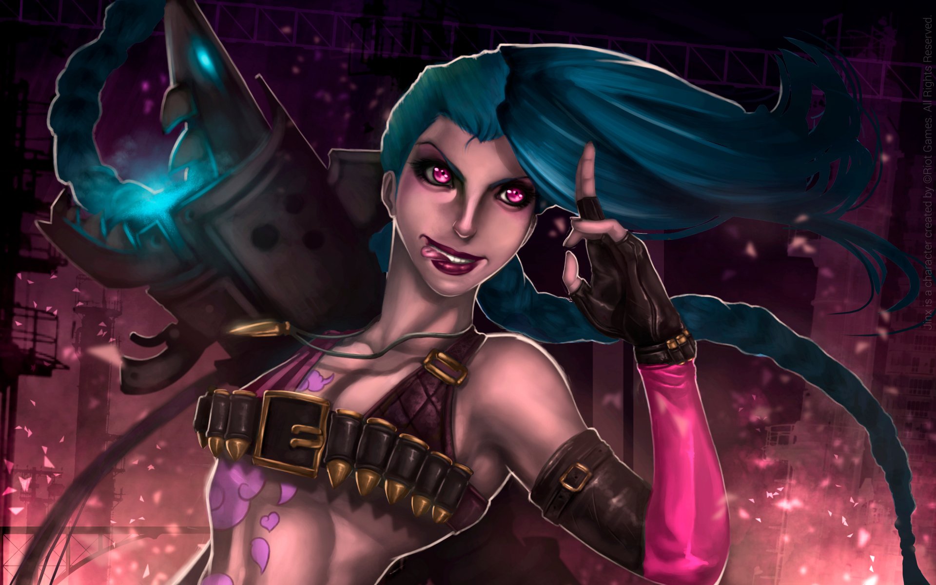 Download Jinx (League Of Legends) Video Game League Of Legends HD Wallpaper