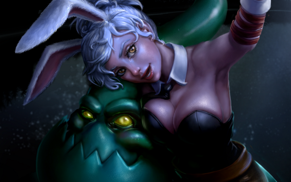 Video Game League Of Legends Riven Zac HD Wallpaper | Background Image