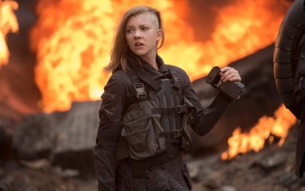 Movie The Hunger Games: Mockingjay - Part 1 The Hunger Games Cressida Natalie Dormer Fire HD Wallpaper | Background Image