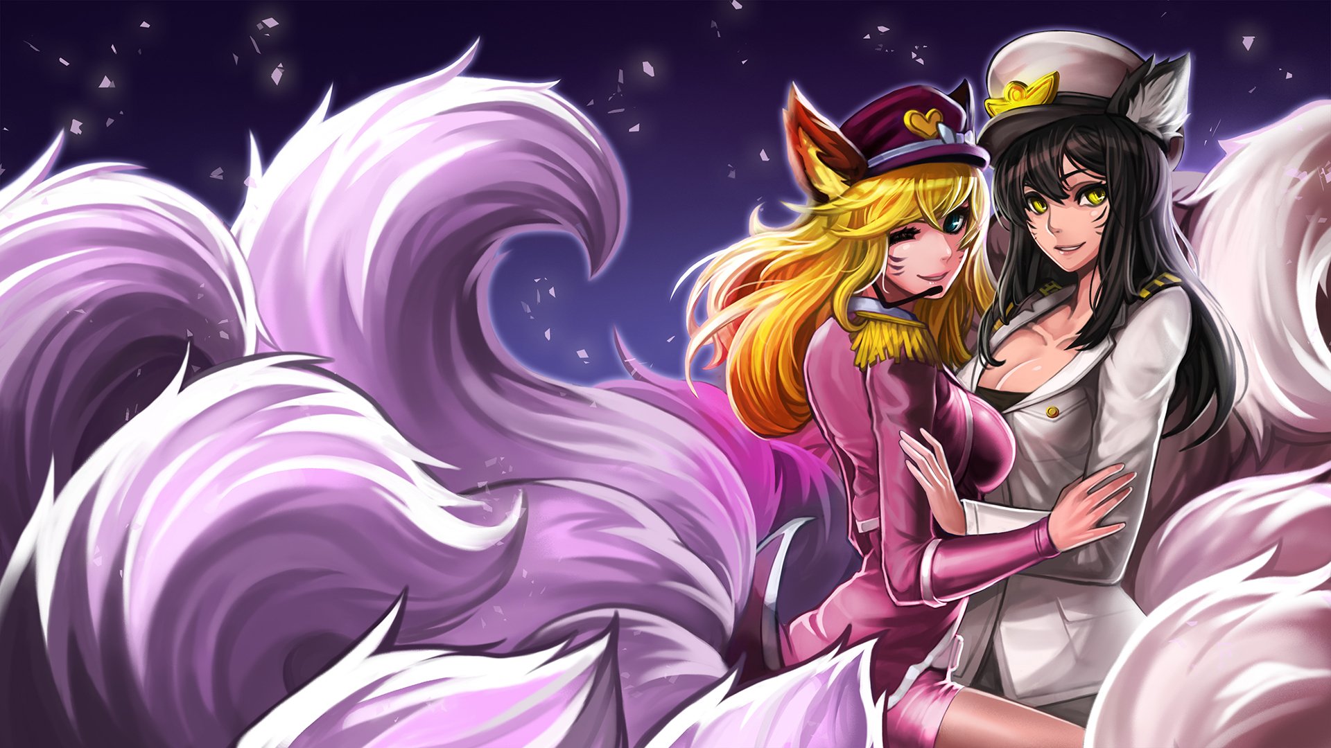 Download Ahri (League Of Legends) Video Game League Of Legends HD Wallpaper by goomrrat