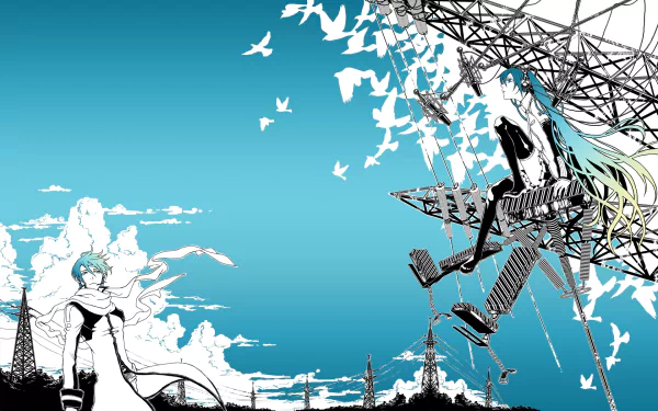 Kaito (Vocaloid) Hatsune Miku Anime Vocaloid HD Desktop Wallpaper | Background Image