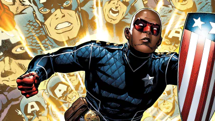 Captain America Patriot (Marvel Comics) Comic Young Avengers HD Desktop Wallpaper | Background Image